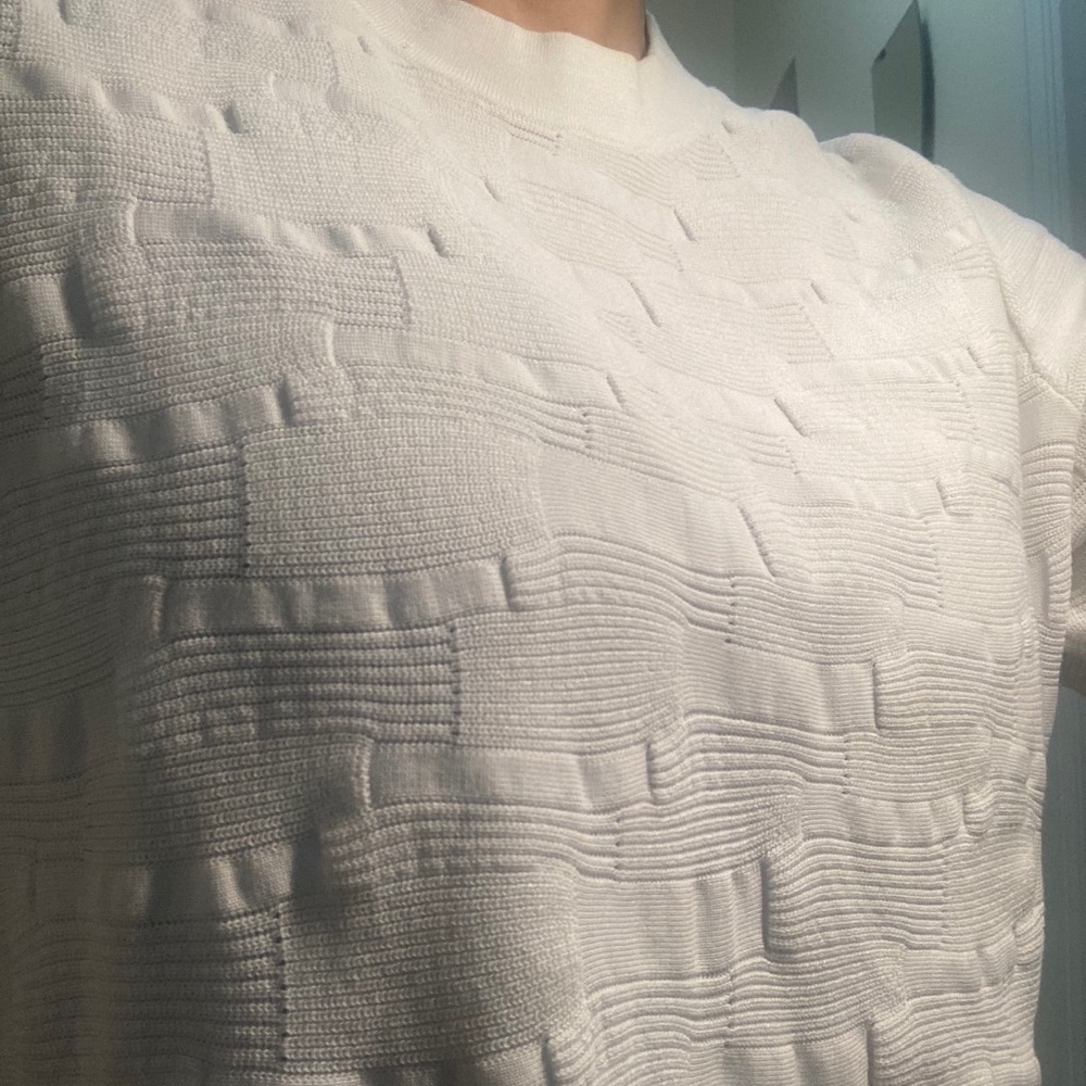 COS SWEATER SHIRT, Size L, White Color